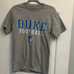 Champion Gray Duke Football Tee